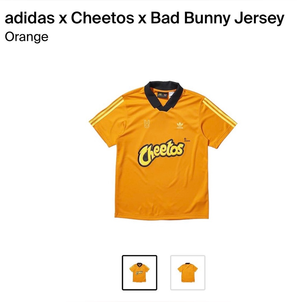 BAD BUNNY CHEETOS ADIDAS JERSEY